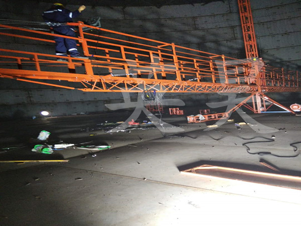 油罐内施工平台